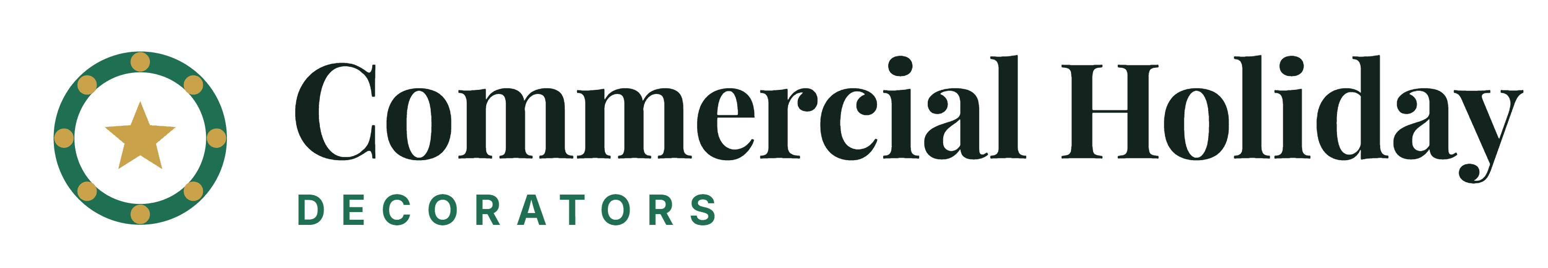 Commercial Holiday Decorators logo